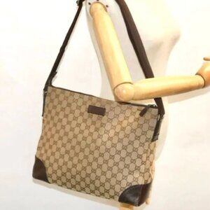 Gucci Sherry Supreme Tote Shoulder Bag Purse